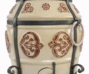 Тандыр "Урал" (ЭКО-Тандыр), 27 см, слоновая кость,