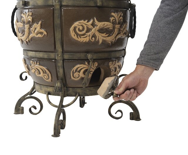 Тандыр "Персидский" (ЭКО-Тандыр), 30 см, чёрный