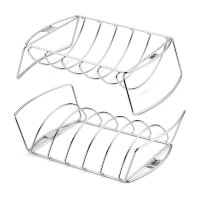 Подставка гриль Weber для ребрышек, нержавеющая сталь  