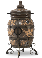 Тандыр "Перс (Толпар)" (ЭКО-Тандыр), 30 см, чёрный