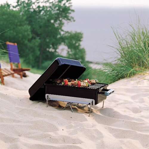 Угольный гриль Weber Go Anywhere, портативный, чёрный в Омске в Омске