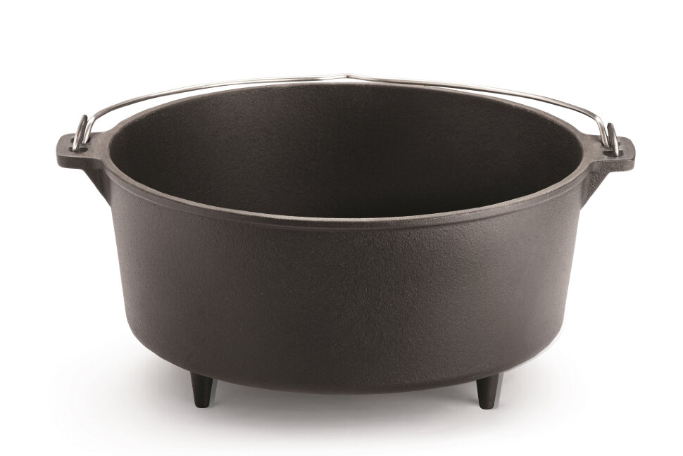 Чугунная голландская печь "2 в 1"