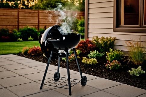 Гриль угольный Броил Кинг Краун Кетл (Broil King CROWN KETTLE 22.5" / 57 BLACK LEG) в Омске