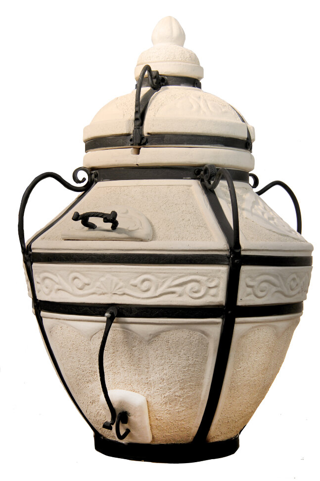 Тандыр "Аладдин" (Амфора) с откидной крышкой, 35 см