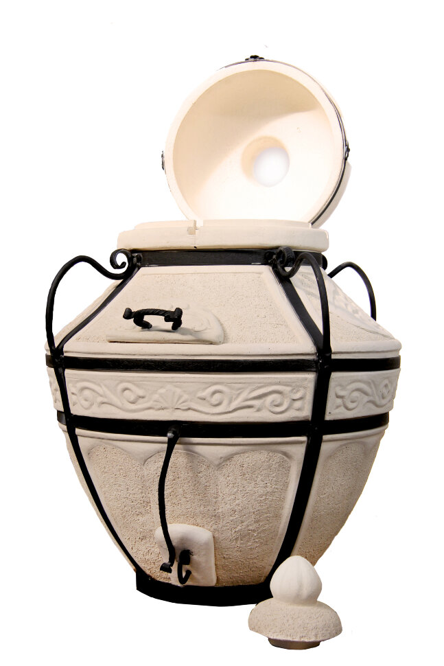 Тандыр "Аладдин" (Амфора) с откидной крышкой, 35 см